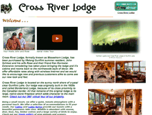 Tablet Screenshot of crossriverlodge.com